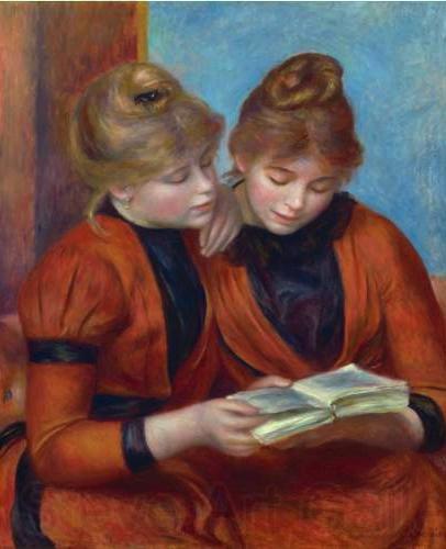 Pierre-Auguste Renoir The Two Sisters Norge oil painting art